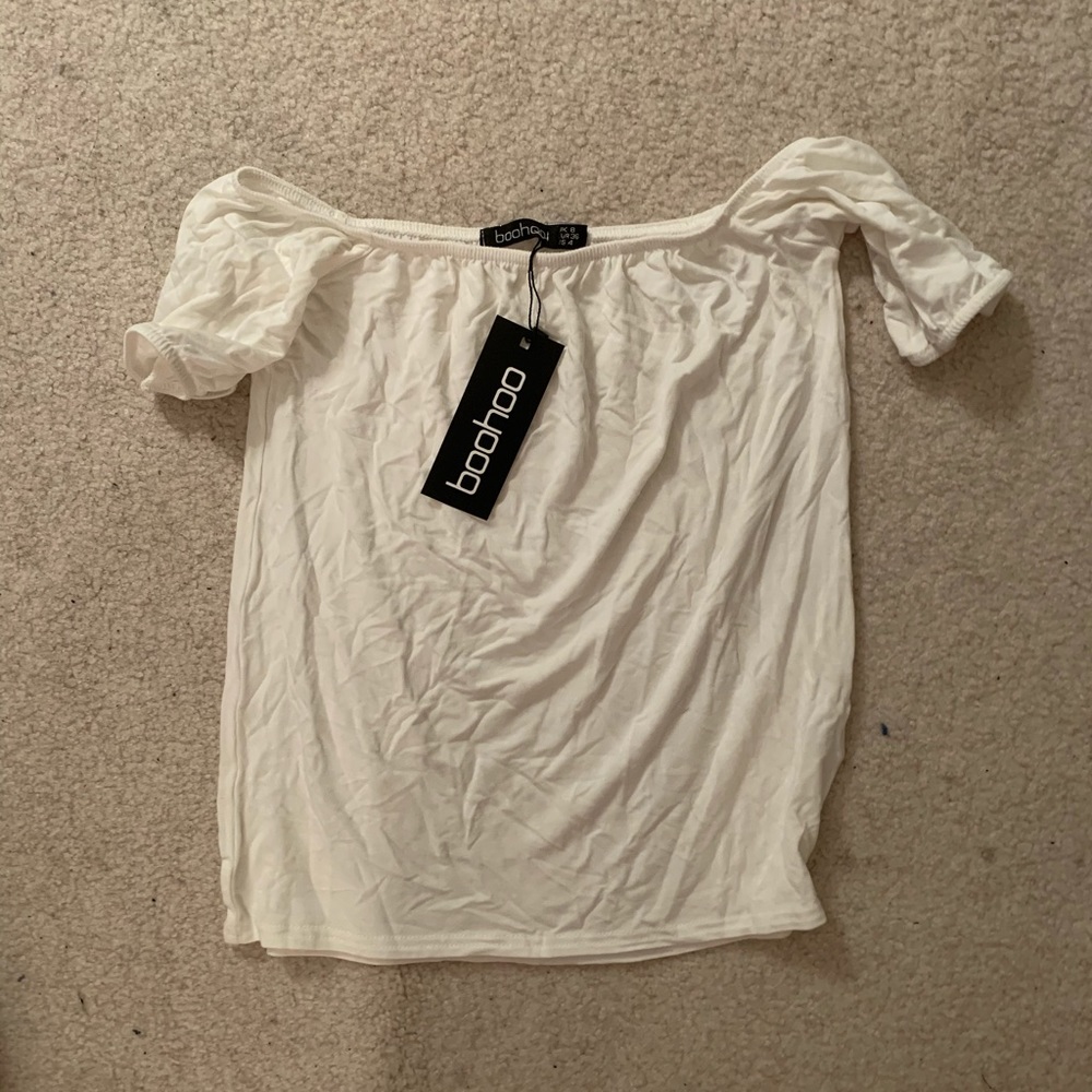 NWT white off the shoulder top